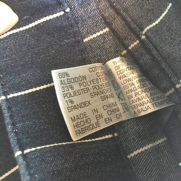 Unionbay Chloe Striped Shorts Blue White Juniors 5 - Picture 7 of 16